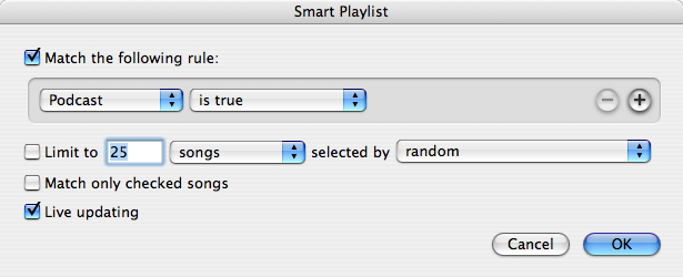 Playing podcasts sequentially