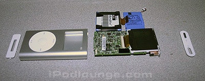Taking apart the iPod mini