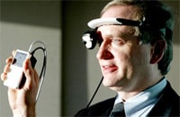 EyeBud wearable display for video iPod revealed