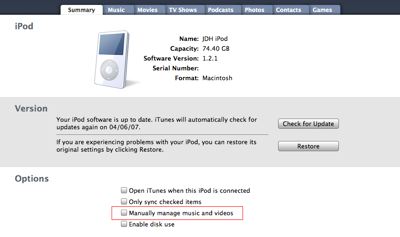 Adding music from a second library