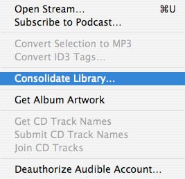 iTunes library on a external hard drive on Windows XP