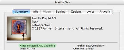 Transferring iTunes music to the Blackberry