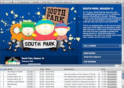 Apple adds TV Shows to UK iTunes Store