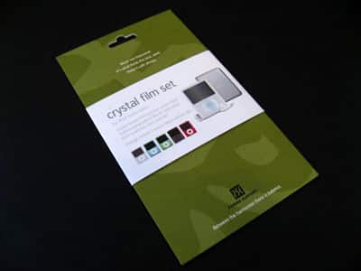 First Look: Power Support Crystal Film Set for iPod nano video