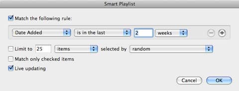 Recreating default playlists