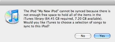 Syncing new playlists to iPod nano