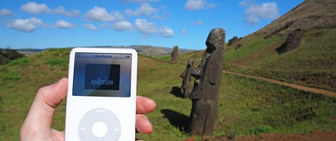 Photo of the Week: iPod at Easter Island