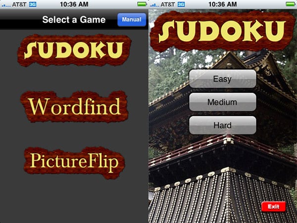 Review: Game Pack Vol 1 – Sudoku, Wordfind & PictureFlip