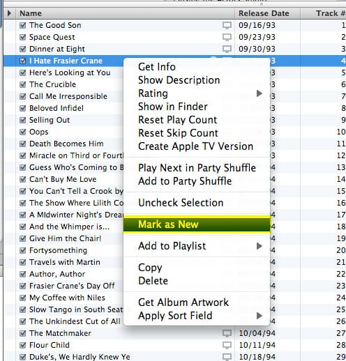 Syncing TV Shows by playlist