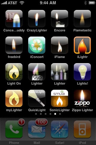 iPhone Gems: 16 Virtual Lighter Apps, Reviewed