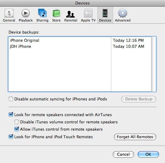 Upgrading to a new iPod touch