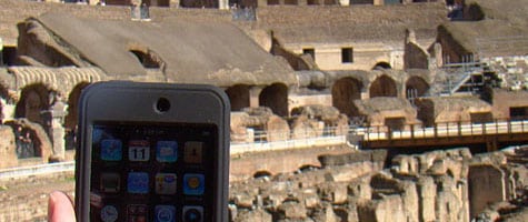 Photo of the Week: iPod touch in Rome