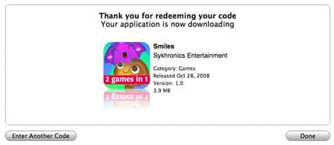 Apple begins promo code program for iPhone apps