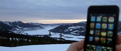 Photo of the Week: iPod touch in Sweden