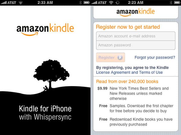Review: Amazon Kindle for iPhone