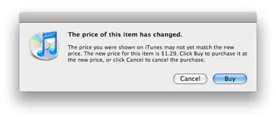 iTunes Store shifts song prices, many $1.29, few $0.69 tracks [updated]