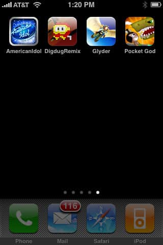 iPhone Gems: American Idol, Dig Dug Remix, Glyder + Pocket God