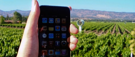 Photo of the Week: iPod touch in Napa Valley