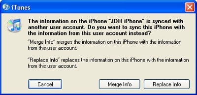 Recover Contact/Calendar info from iPod touch