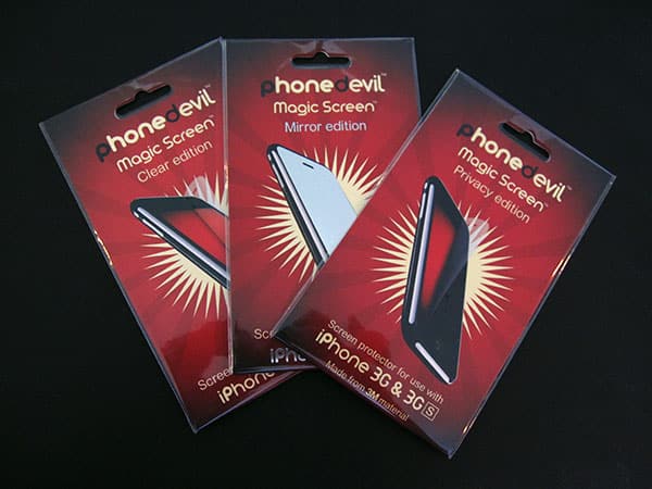 First Look: PhoneDevil Magic Screen Clear, Mirror + Privacy Editions for iPhone 3G + 3GS
