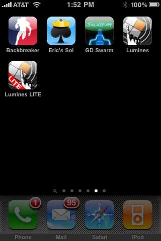 iPhone Gems: Geo-Defense Swarm, Lumines, Backbreaker Football + Eric Snider’s Solitaire: Klondike