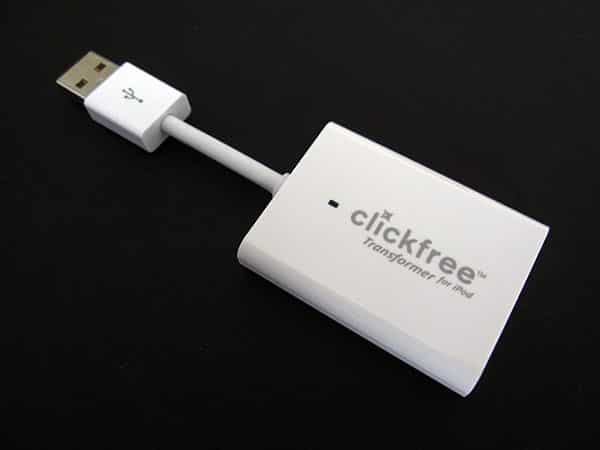 Review: Storage Appliance Corp. Clickfree Transformer for iPod
