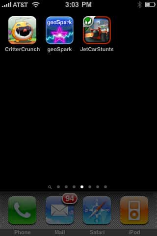 iPhone Gems: Critter Crunch, geoSpark + Jet Car Stunts