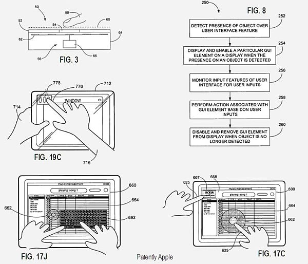 Apple patent points to proximity-based tablet interface