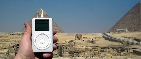 Photo of the week: iPod in Egypt