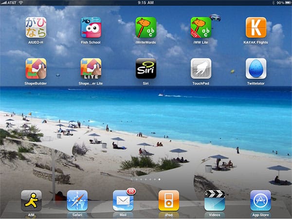 iPhone + iPad Gems: AIUEO, iWriteWords, Shape Builder, Kayak Flights, Siri + Twittelator for iPad