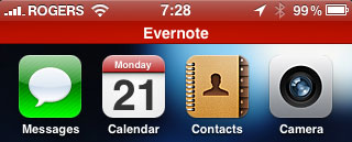 Evernote adds iOS 4 support, background recording
