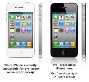 iPhone 4, 8GB iPhone 3GS pre-orders open, minus white [updated]