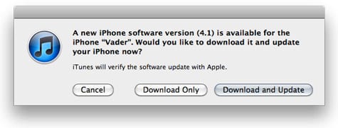iOS 4.1 for iPhone, iPod touch now available
