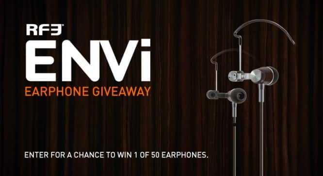 RF3 Envi Earphone Giveaway – Winners Announced