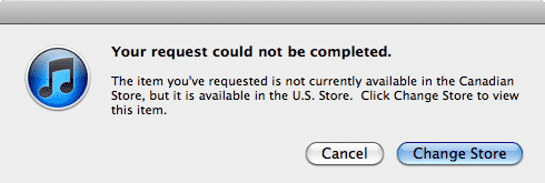 iTunes Store appears differently on another computer