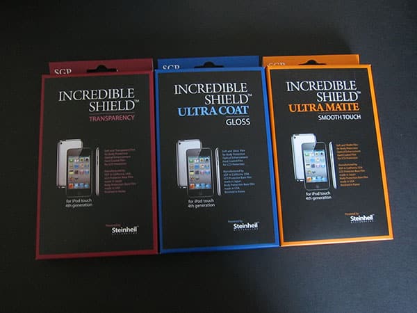 First Look: United SGP Steinheil + Incredible Shield Film for iPod touch 4G