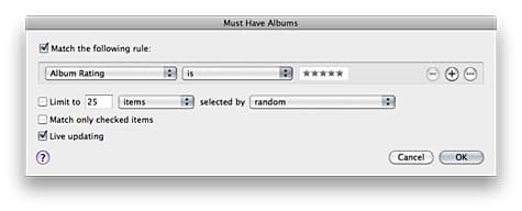 Taking control of your iTunes Library with Smart Playlists