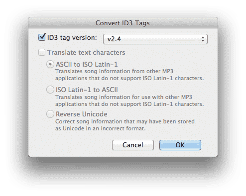 Track Info greyed out in iTunes