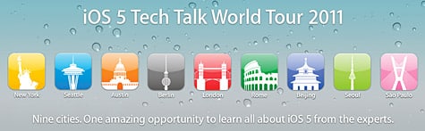 Apple announces iOS 5 Tech Talk Word Tour