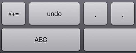 Accessing Undo and Redo from the iPad keyboard