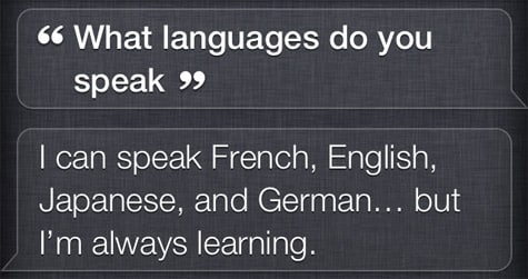 Siri leaks own forthcoming Japanese support