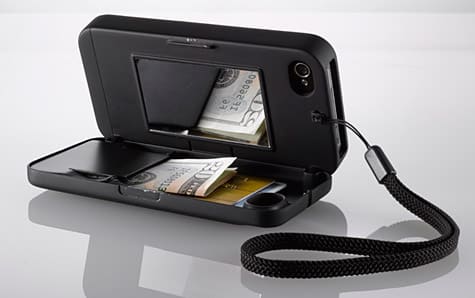 eyn case for iPhone 4/4S merges case with wallet