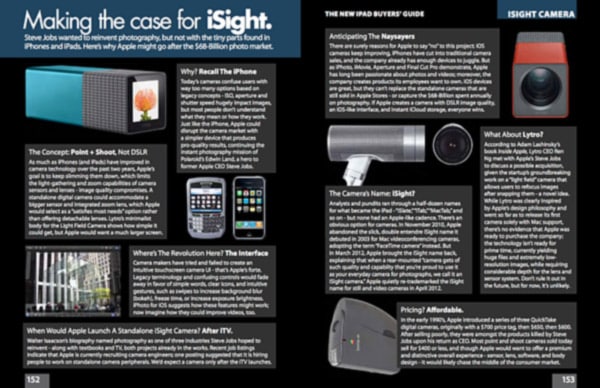 On The Possibility Of An Apple Standalone Camera