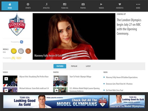 Enjoy 2012’s Summer Olympics With Your iPad Or iPhone