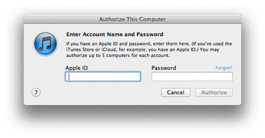 Apple IDs and restoring purchased content to iTunes