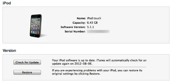 Reset Passcode after purchasing used iPod touch
