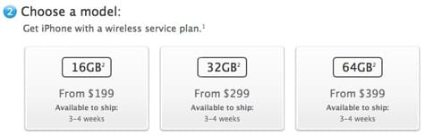 iPhone 5 orders now 3-4 weeks out through Apple
