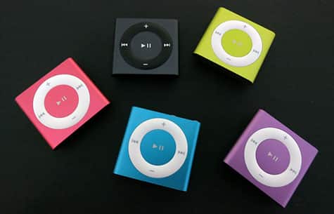 First photos show 2012 iPod shuffle colors, textures