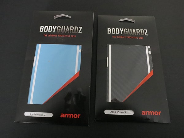 First Look: BodyGuardz Armor Carbon Fiber + UltraTough Clear Skins for iPhone 5