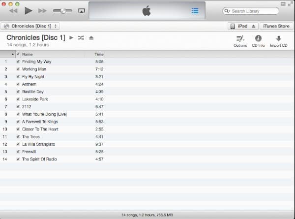 Joining CD Tracks in iTunes 11